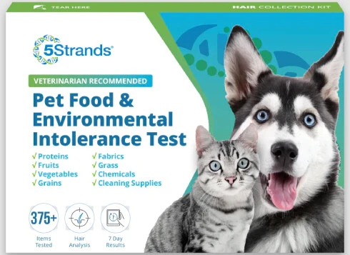 Test D'intolérance Alimentaire Et Environnementale Pour Animaux - 5Strands 3 Test D'intolérance Alimentaire Et Environnementale Pour Animaux - 5Strands