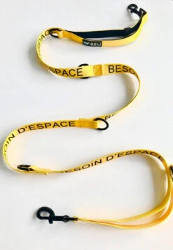 Laisse Jaune Multifonctionnelle 7-en-1 « BESOIN D'ESPACE » Pour Chiens - Beli Concept