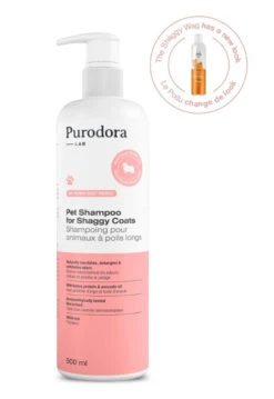 Shampoing Pour Animaux à Poils Longs - Purodora Lab