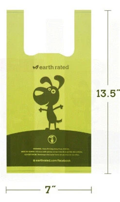 Sac à Déjection à La Lavande Avec Poignées Paquet De 120 - Earth Rated -Rocky Soldes Boutique 50500 2 optimize