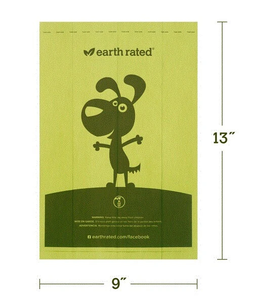 Sac Biodégradables 15sacs/rouleau - Earth Rated 4 Sac Biodégradables 15sacs/rouleau - Earth Rated – Image 2