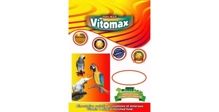 Nourriture Pour Perroquets VITOMAX - Zoomax 3 Nourriture Pour Perroquets VITOMAX - Zoomax