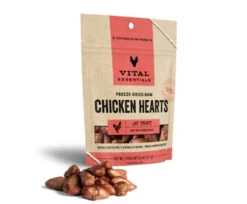 Gâterie De Coeur De Poulet Sechés à Froid Pour Chats - Vital Essentials