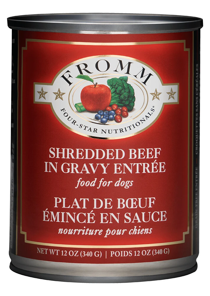 Nourriture En Boîte Pour Chiens Boeuf émincé En Sauce - Fromm Four-Star 3 Nourriture En Boîte Pour Chiens Boeuf émincé En Sauce - Fromm Four-Star