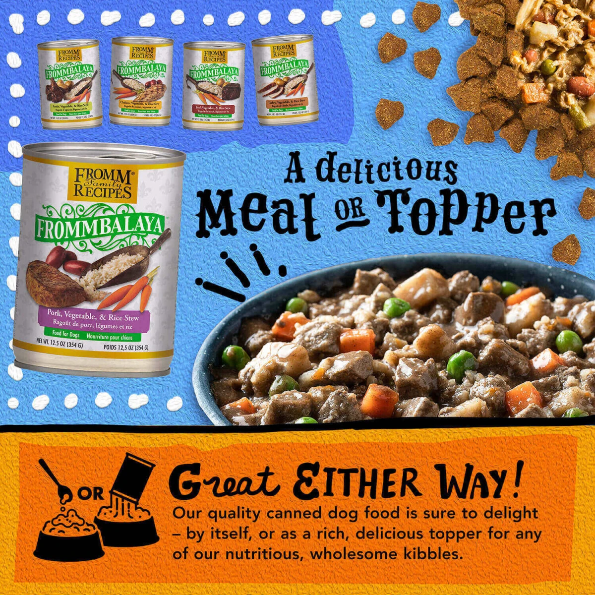 Nourriture En Boîte Pour Chiens Ragoût De Porc Et Légumes - Frommbalaya 5 Nourriture En Boîte Pour Chiens Ragoût De Porc Et Légumes - Frommbalaya – Image 3