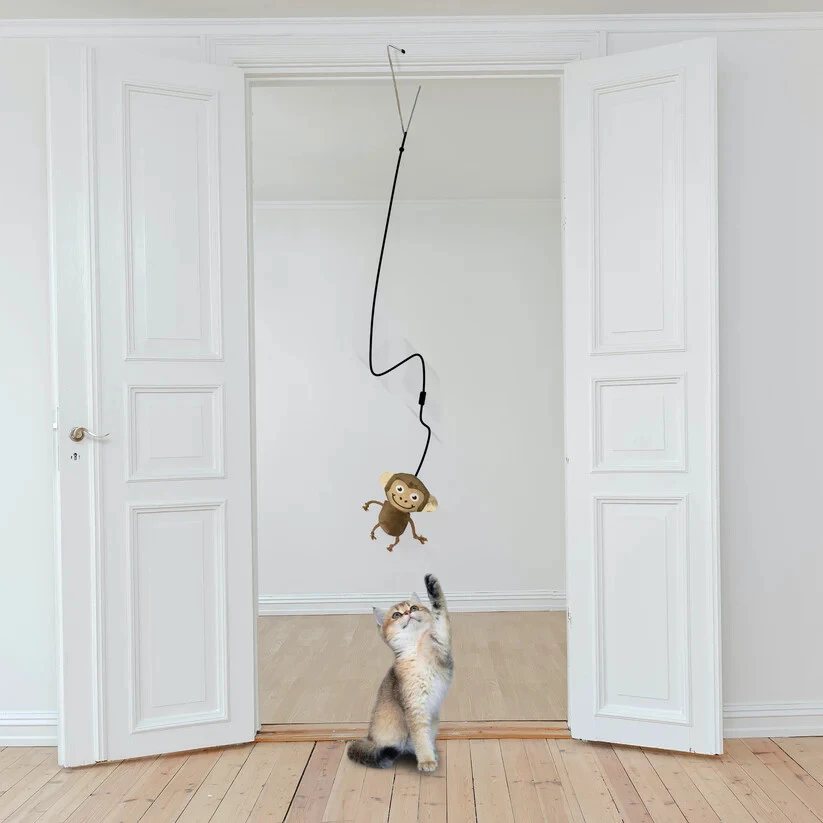 Jouet Singe Jump’n’Jamb Avec Herbe à Chats - Meowijuana 4 Jouet Singe Jump’n’Jamb Avec Herbe à Chats - Meowijuana – Image 2