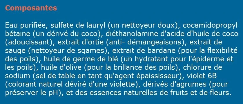 Shampoing Pour Animaux Âgé De 4 à 7 Ans - Nature-O-Poil 5 Shampoing Pour Animaux Âgé De 4 à 7 Ans - Nature-O-Poil – Image 3
