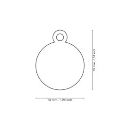 Médaille Pour Animaux Grand Rond Rouge - MyFamily 7 Médaille Pour Animaux Grand Rond Rouge - MyFamily -Rocky Soldes Boutique Tg1032 3 optimize