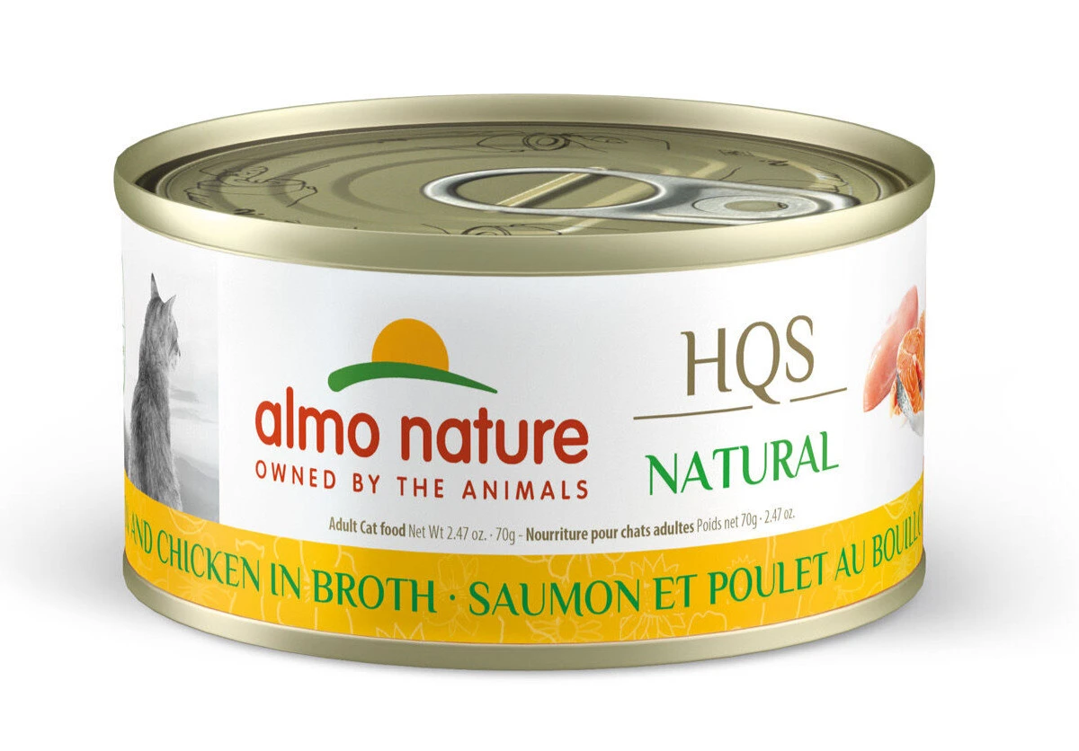 Conserve Pour Chats Au Saumon Et Poulet - Almo Nature 3 Conserve Pour Chats Au Saumon Et Poulet - Almo Nature