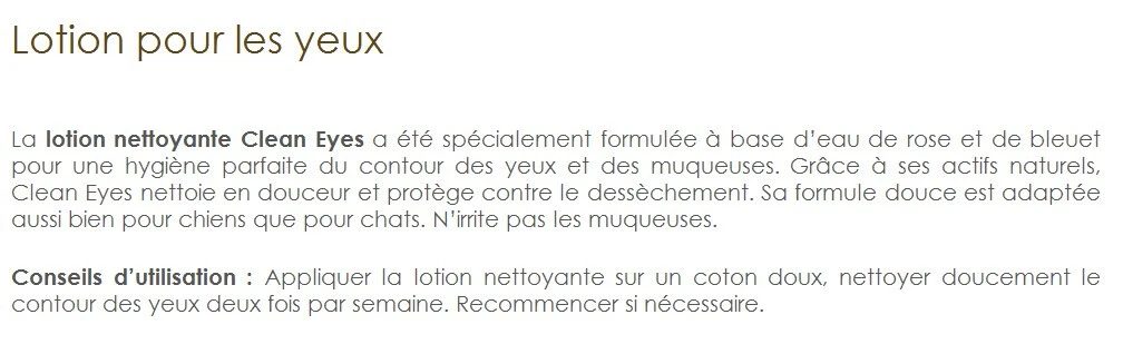 Vaporisateur Nettoyant Pour Les Yeux De Chiens Et De Chats - Biogance 4 Vaporisateur Nettoyant Pour Les Yeux De Chiens Et De Chats - Biogance – Image 2