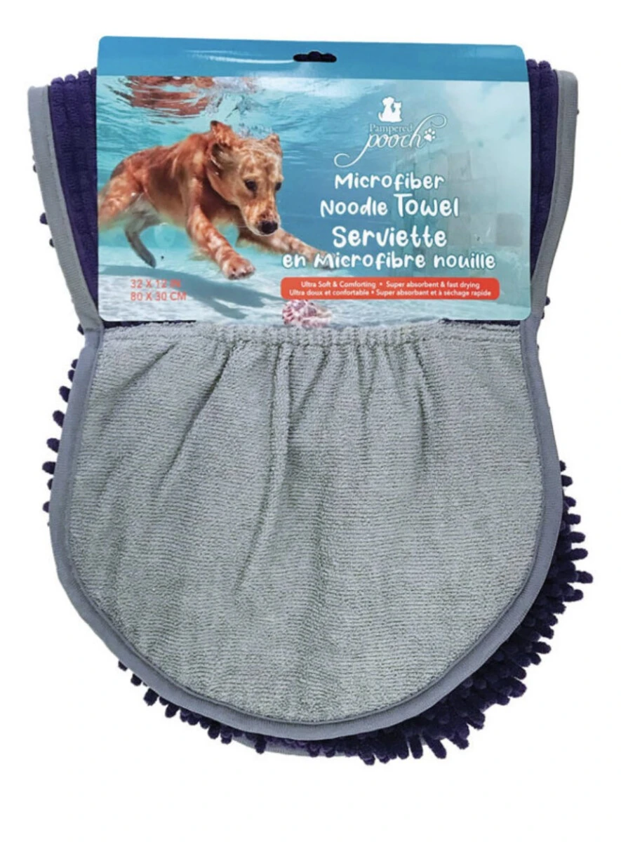 Serviette De Séchage En Microfibre Pour Animaux - Pampered Pooch 3 Serviette De Séchage En Microfibre Pour Animaux - Pampered Pooch