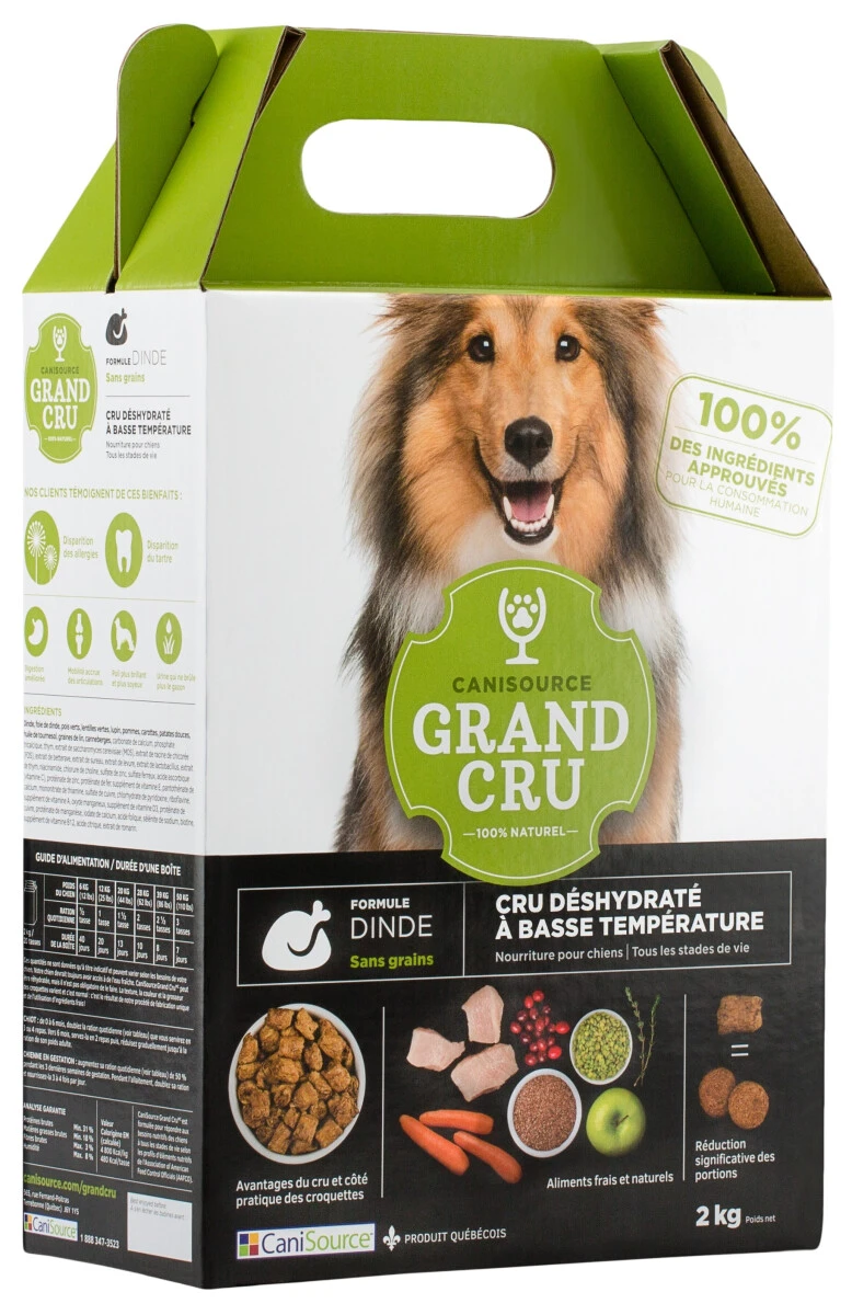 Nourriture Déshydratée Formule Dinde Pour Chiens - Grand Cru 3 Nourriture Déshydratée Formule Dinde Pour Chiens - Grand Cru