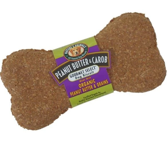 Biscuit 4'' Original Bakery Pour Chiens Beurre D'Arachide Et Caroube - Nature's Animals 3 Biscuit 4'' Original Bakery Pour Chiens Beurre D'Arachide Et Caroube - Nature's Animals