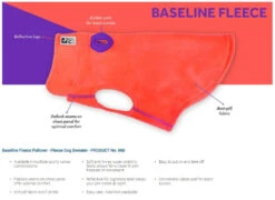 Manteau Baseline Fleece Pullover Bleu Pour Chiens Et Chats - Rc Pets -Rocky Soldes Boutique d82480 2 optimize