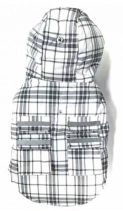 Manteau à Carreaux Gris Et Blanc Pour Chiens - Doggie-Q -Rocky Soldes Boutique mm6321 3 optimize