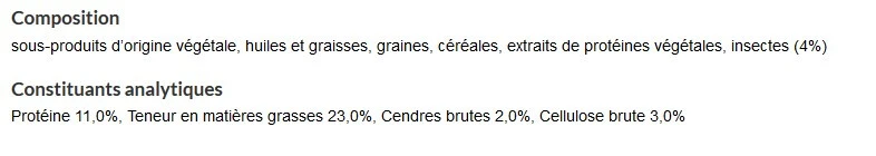 Boules Énergétiques Pour Oiseaux Sauvages Aux Insectes - Versele-Laga 4 Boules Énergétiques Pour Oiseaux Sauvages Aux Insectes - Versele-Laga – Image 2