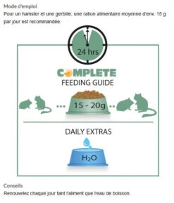 Nourriture Extrudée Pour Hamsters Et Gerbilles Complete - Versele Laga 11 Nourriture Extrudée Pour Hamsters Et Gerbilles Complete - Versele Laga -Rocky Soldes Boutique rh461296 5 optimize