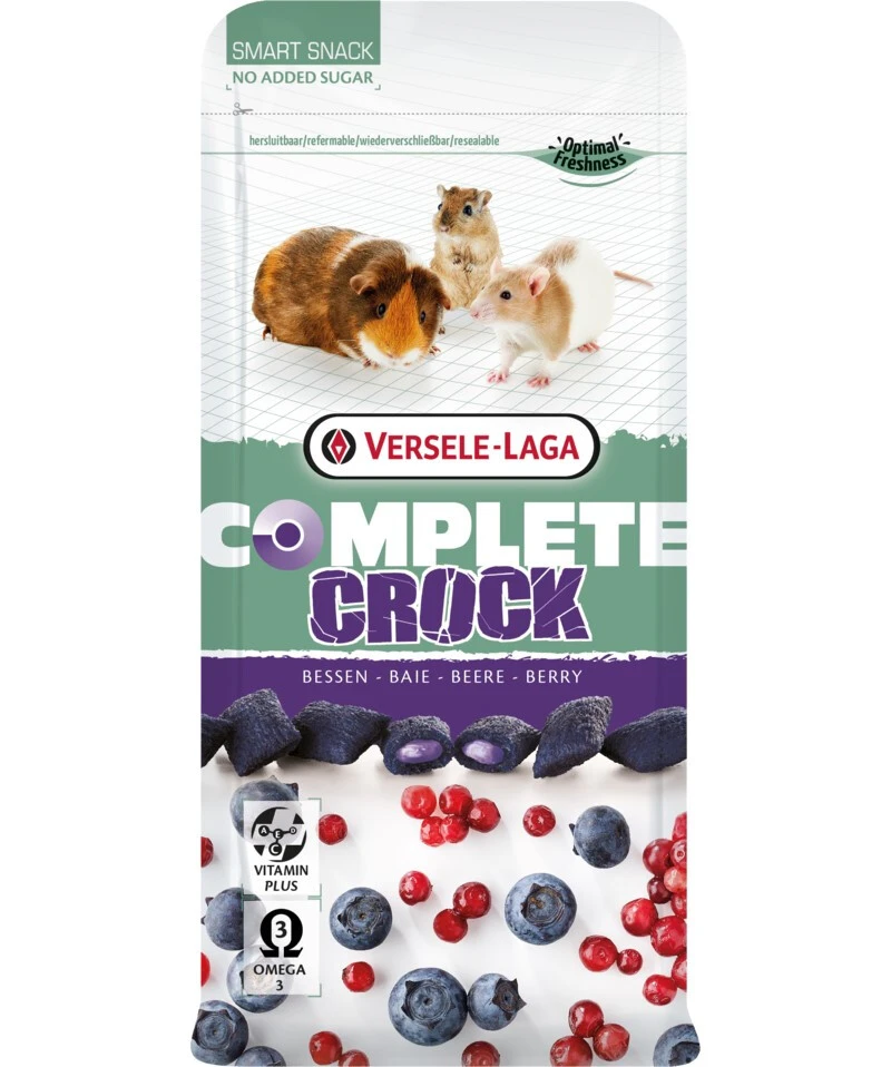 Friandises Crock Complete Pour Rongeurs Aux Baies - Versele-Laga 3 Friandises Crock Complete Pour Rongeurs Aux Baies - Versele-Laga
