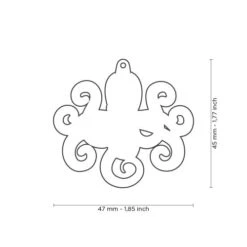 Médaille Pour Animaux Pieuvre Rose - MyFamily -Rocky Soldes Boutique tg3323 2 optimize