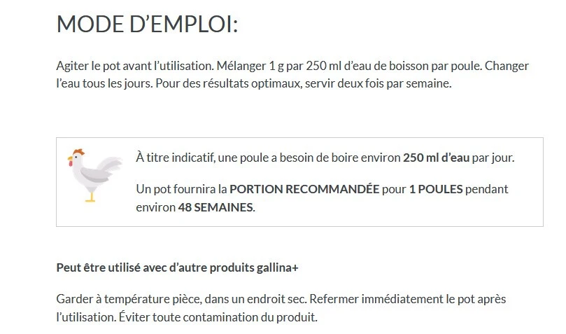 Supplément Vitalité Gallina+ Pour Poules - Baci+ 7 Supplément Vitalité Gallina+ Pour Poules - Baci+ – Image 5