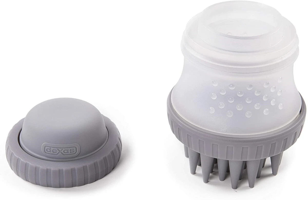 Brosse De Toilettage En Silicone 2 En 1 - Scrubbuster Dexas 3 Brosse De Toilettage En Silicone 2 En 1 - Scrubbuster Dexas