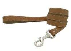 Laisse De Cuir Simple Cacao - Arizona